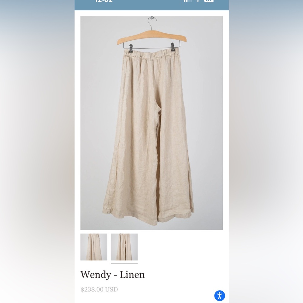 CP Shades Wendy linen pant in sand 🤎